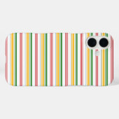 Süße grüne gelbe Streifen Case-Mate iPhone Hülle (Rückseite (Horizontal))