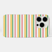Süße grüne gelbe Streifen Case-Mate iPhone Hülle (Rückseite (Horizontal))