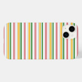 Süße grüne gelbe Streifen Case-Mate iPhone Hülle (Rückseite (Horizontal))