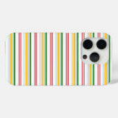 Süße grüne gelbe Streifen Case-Mate iPhone Hülle (Rückseite (Horizontal))
