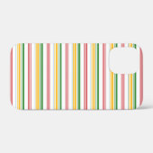 Süße grüne gelbe Streifen Case-Mate iPhone Hülle (Rückseite (Horizontal))