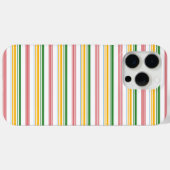 Süße grüne gelbe Streifen Case-Mate iPhone Hülle (Rückseite (Horizontal))