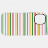 Süße grüne gelbe Streifen iPhone Hülle (Rückseite (Horizontal))