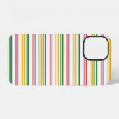 Süße grüne gelbe Streifen iPhone Hülle (Rückseite (Horizontal))