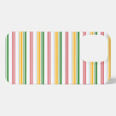 Süße grüne gelbe Streifen iPhone Hülle (Rückseite (Horizontal))