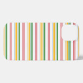 Süße grüne gelbe Streifen iPhone Hülle (Rückseite (Horizontal))