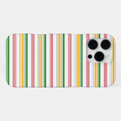 Süße grüne gelbe Streifen iPhone Hülle (Rückseite (Horizontal))