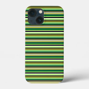 Süße grüne weiße Streifen Case-Mate iPhone Hülle