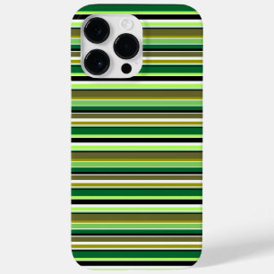 Süße grüne weiße Streifen Case-Mate iPhone 14 Pro Max Hülle
