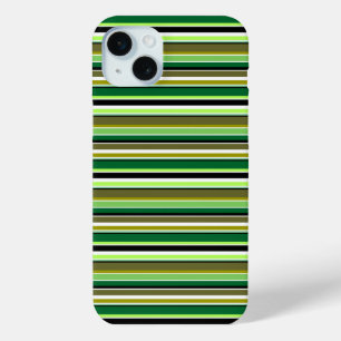 Süße grüne weiße Streifen Case-Mate iPhone Hülle