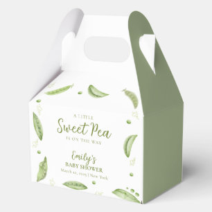 Süße Grünzeug-Veggie-Süße Erbse in der Schote Baby Geschenkschachtel