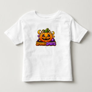 Süße gruselige Geister Kürbis Baby Weißes T-Shirt