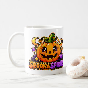 Süße gruselige Geister-Kürbis-Halloween-Kaffeetass Kaffeetasse
