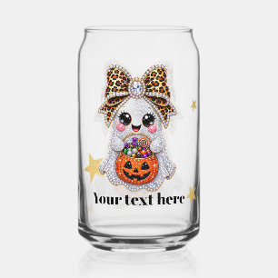 Süße gruselige Halloween-Elemente Glasdose Dosenglas