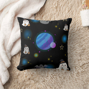 Süße gruselige Halloween-Galaxie-Wurfkissen Kissen