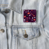 Süße Gruselige Halloween-Kunst Button (Beispiel)