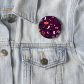 Süße gruselige Halloween-Kunst Button (Beispiel)