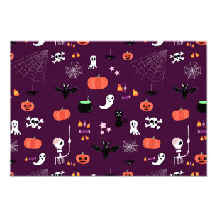 Süße Gruselige Halloween-Kunst Fotodruck