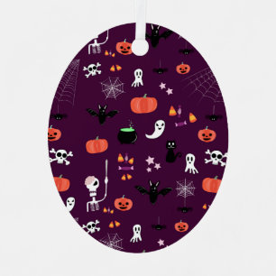 Süße Gruselige Halloween-Kunst Ornament Aus Metall