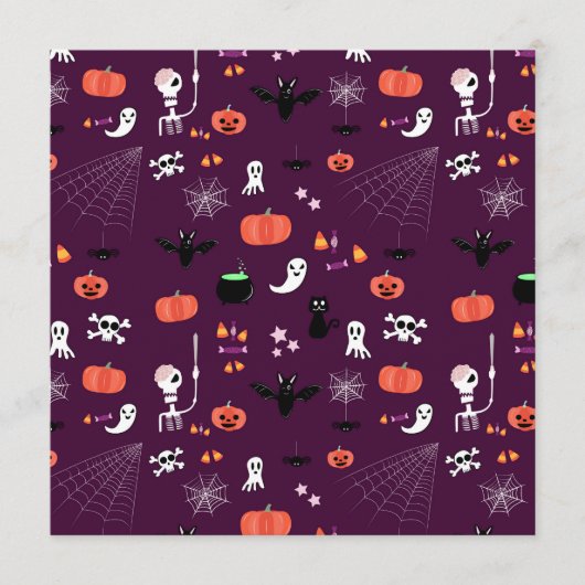 Süße Gruselige Halloween-Kunst Programm (Vorderseite)