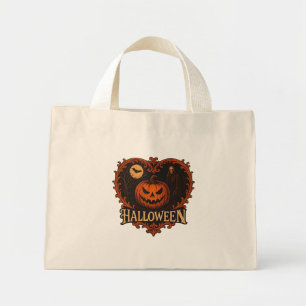 Süße gruselige Halloween-Minitasche   Süßes oder S Mini Stoffbeutel