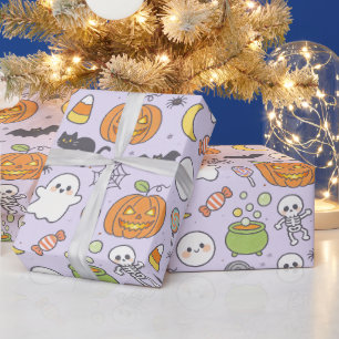 Süße gruselige Party-Geschenkverpackung, lustiger Geschenkpapier