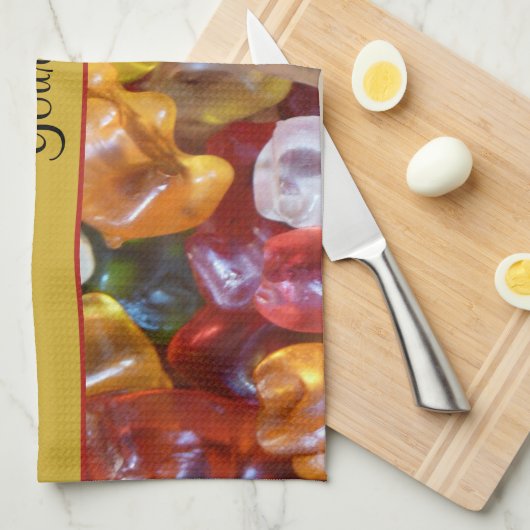 Süße Gummi Bären Geschirrtuch (Viertel Falte)