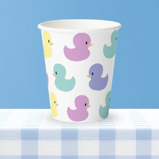 Süße Gummiente geschlechtsneutrale Babyparty Pappbecher