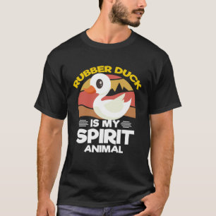Süße Gummiente ist mein Seelentier Vintage-Ente T-Shirt