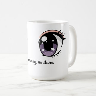 Süße Guten-Morgen-Augen-Tasse – Lustiges Kaffeetas Kaffeetasse