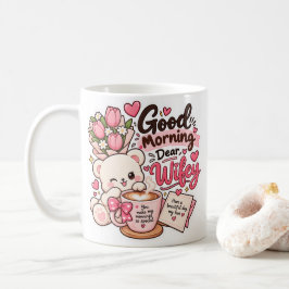 Süße "Guten Morgen liebe Frau" Kaffeetasse