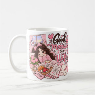 Süße "Guten Morgen liebe Frau" Kaffeetasse