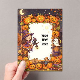Süße Halloween-Acryleinladung #2 Acryleinladungen