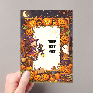 Süße Halloween-Acryleinladung #2 Acryleinladungen
