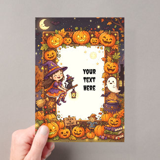 Süße Halloween-Acryleinladung #2 Acryleinladungen