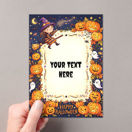 Süße Halloween-Acryleinladung #3 Acryleinladungen