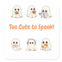 Süße Halloween-Aufkleber