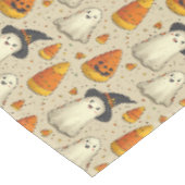 Süße Halloween-Dekoration Geister Tischdecke (Schrägansicht)