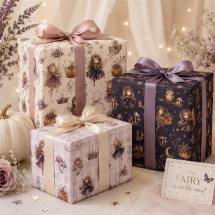 Süße Halloween-Feengeschirr-Verpackung für Mädchen Geschenkpapier Set