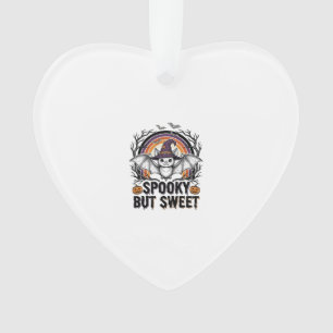 Süße Halloween-Fledermaus Vintage Gravur Grusel-Sh Ornament