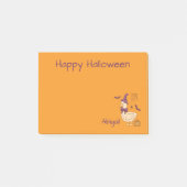 Süße Halloween-Gans Post-it Klebezettel (Vorderseite)