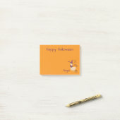 Süße Halloween-Gans Post-it Klebezettel (Auf Schreibtisch)
