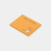 Süße Halloween-Gans Post-it Klebezettel (angewinkelt)