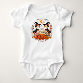 Süße Halloween-Gänse-Hexenhüte  Baby Strampler
