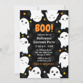 Süße Halloween-Geister-Kostenüm-Party Einladung (Vorderseite)
