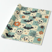 Süße Halloween-Geister-Wrap-Papier Geschenkpapier (Ungerollt)
