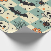 Süße Halloween-Geister-Wrap-Papier Geschenkpapier (Ecke)