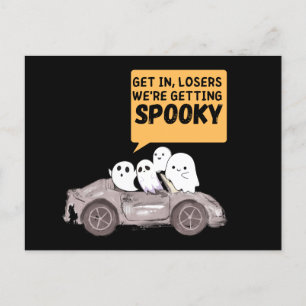 Süße Halloween-Geisterparty Postkarte