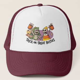 Süße Halloween-Gruppe Truckerkappe