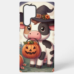 Süße Halloween-Hexenkuh Samsung Galaxy Hülle